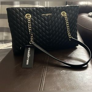 Karl Lagerfeld Paris Purse Leather